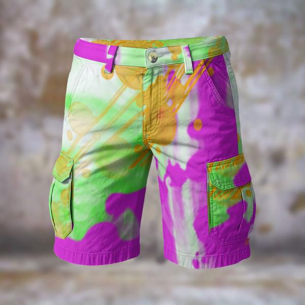 Cargohose mit Angel - Hose, lang oder kurz, bunt, 100% Polyester, Grösse S-5XL, fester Stoff, Normale Passform, SOKA, Listenhund, AmStaff, Staff, Staffordshire, PitBull, Pit